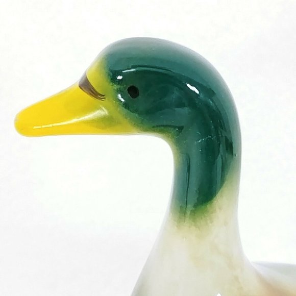 Mallard Duck Figurine Handcrafted Collectibles Ceramic Brazil 6" Vintage - Picture 5 of 10